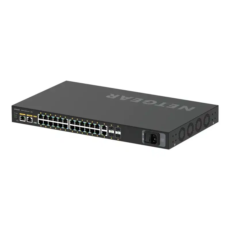 NETGEAR M4250-26G4F-PoE+ - Commutateur - C3 - Géré - 24 x 10 - 100 - 1000 (PoE+) + 2 x 10 - 100 - 1... (GSM4230P-100EUS)_1